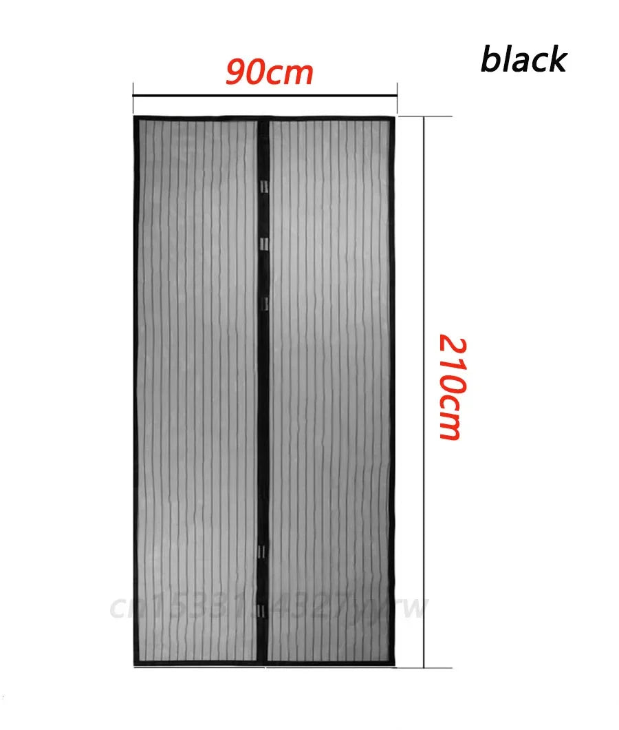 Summer Anti Mosquito Insect Fly Bug Curtains Net Door Screen Kitchen Curtains ployester fiber Curtains Mesh Screen Magnets