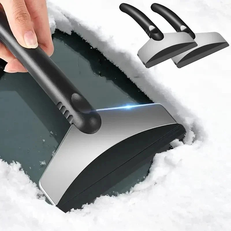 1/2Pcs Car Snow Shovel Winter Windshield Defrosting Ice Scraper Tool Stainless Steel Car Windshield Snow Remover Car Accessories