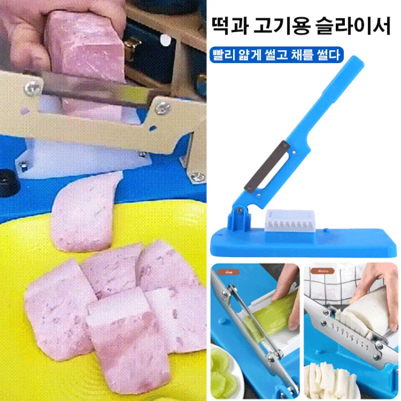 Multifunctional Table Slicer Frozen Meat Beef Herb Mutton Roll Fruit Bread Vegetable Slicer Machine
