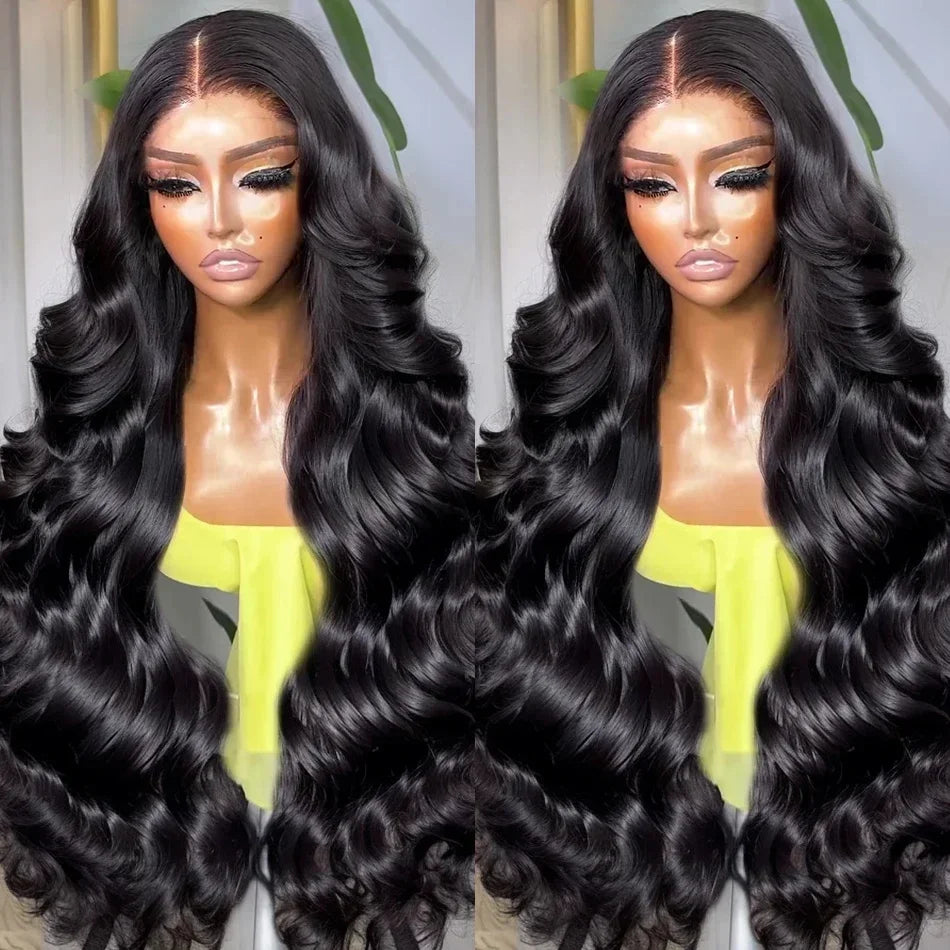 Body Wave 13x4 Lace Front Wigs Human Hair 13x6 Transparent Lace Frontal Wigs Human Hair PrePlucked 4x4 Lace Wigs For Women Bling