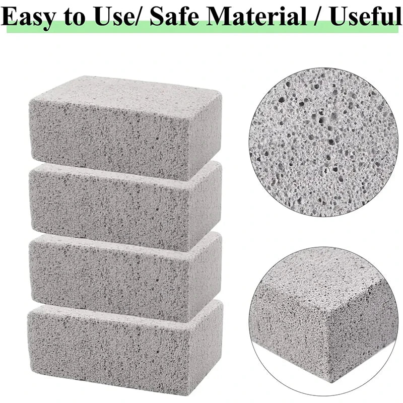 Cleaning Stone BBQ Cleaning Brick Small Grey Brick BBQ Grill Grill Plate Cleaning Tool Grease Cleaning Pumice Stone Kitchen Tool
