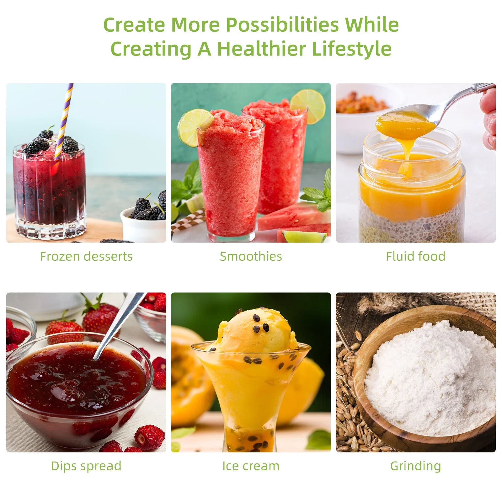 BioloMix Personal Blenders with 1.5L Glass Jar, 1300W Smoothie Blender Combo for Frozen Fruit Drinks, Sauces