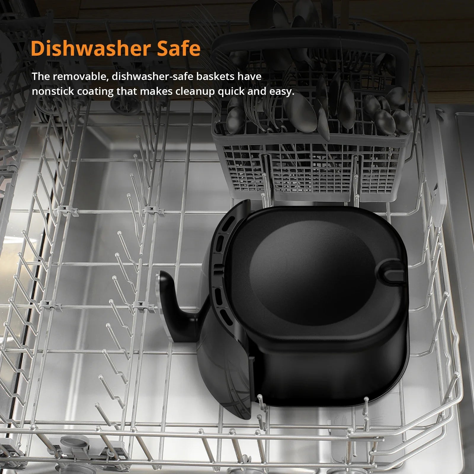 Air Fryer Oven Digital Large 7.7L Rapid Air Circulation,Air Fryers With Touch Screen Viewable Window Dishwasher Safe Accessories