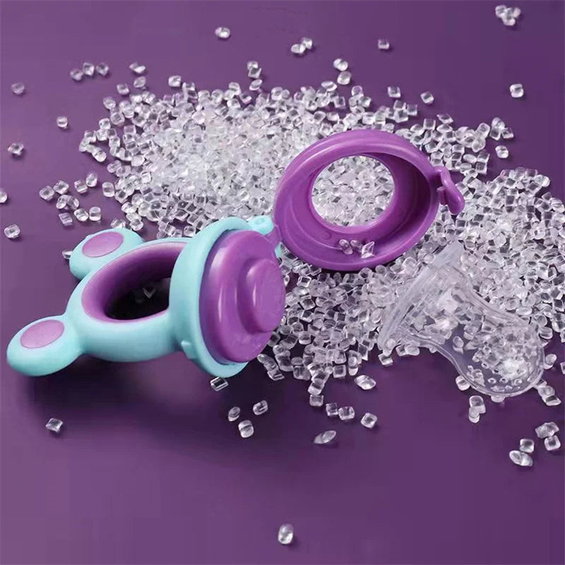 Baby Teether Nipple Fruit Food Feeder For New BornSilicona Teethers Fresh Food Nibbler Pacifier Clip Baby Accessories BPA Free