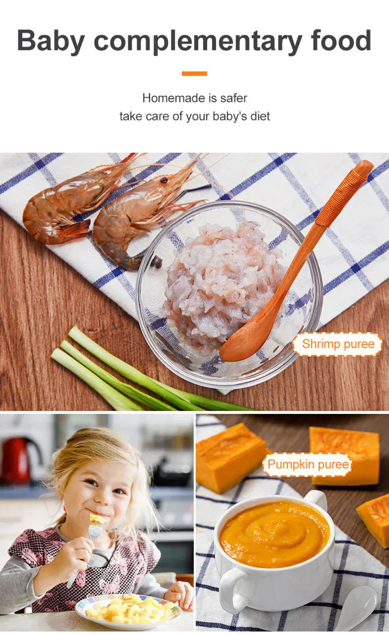 1500W 6.5L Stainless Steel Kitchen Meat Grinder 3 Gears Powerful Motor 4-Layer Blade Vegetable Crusher Onion Garlic Grinder