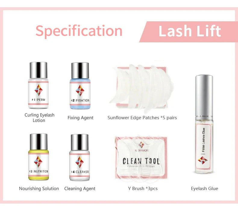 Dropshipping Lash Lift Kit ICONSIGN Eyelash Perming Kit Eyelash Perm Eyelash Enhancer Serum Eye Lash Make Up Tools Wholesale