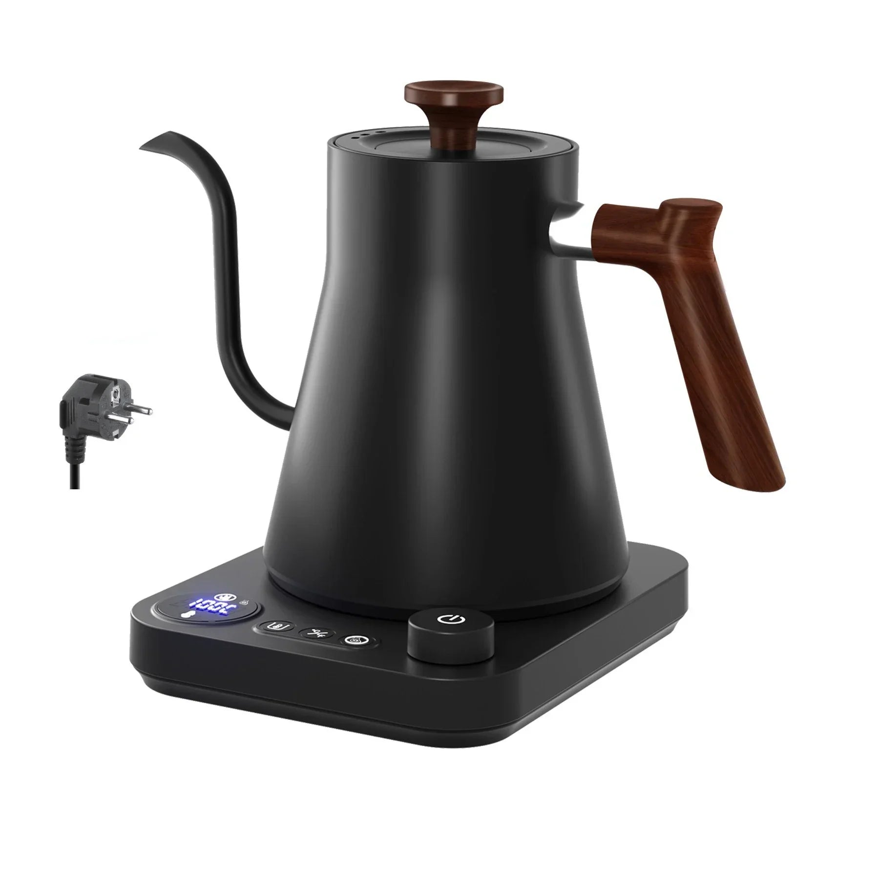 Electric Gooseneck Kettle 900ML Hand Brew Coffee Pot Smart Teapot Temperature Control Pot Rapid Heating Kettle 110v/220v