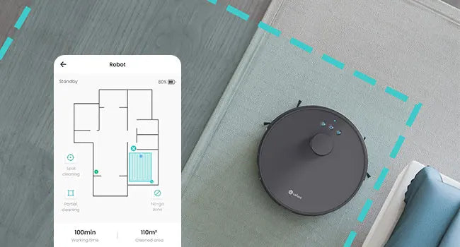 Lefant M1 Robot Vacuum Cleaner with mopping 4000Pa Suction, Lidar Navigation,WiFi/App/Alexa, Ideal for Pet Hair,Carpet
