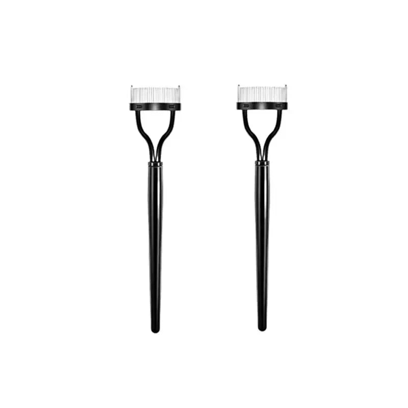 Eyelashs Brush Comb 1pc Eyelash Separator Metal Teeth Foldable Eye lash Curler Beauty Makeup Stainless Mascara Curl Make up Tool
