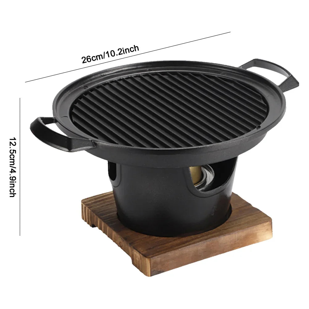 Japanese One Person Cooking Oven Detachable Japanese Alcohol Stove Portable Mini Barbecue Stove Japanese Smokeless Alcohol Stove