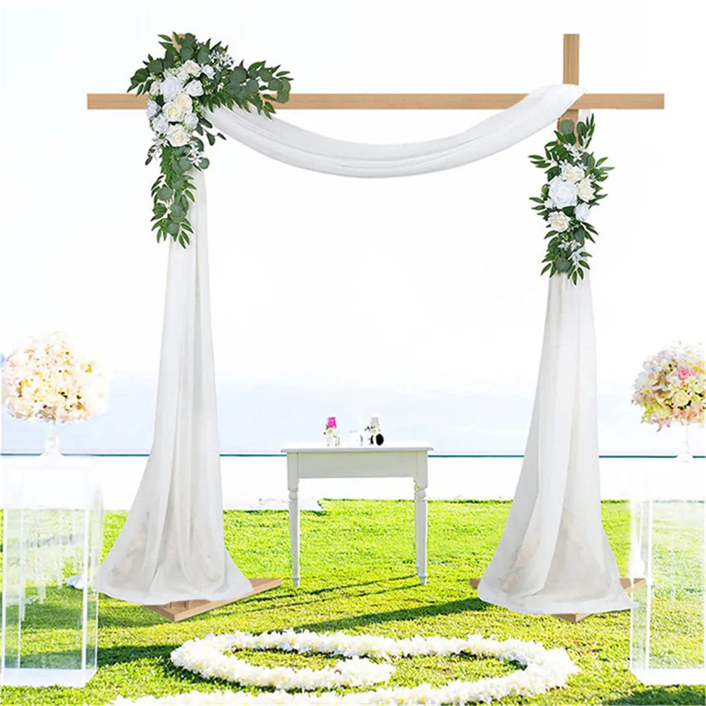 Solid Wooden Wedding Backdrop Stand, Arch Archway Door, Party Garden Trellis, Pergola, Flower Plants Rack, 3x3m