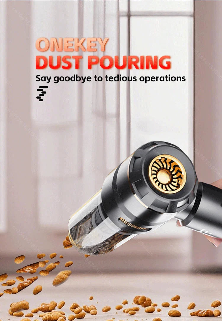 Car Vacuum Cleaner High Power Portable Handheld Wireless Brushless Motor Cleaning Machine Powerful Air Duster for Home Appliance