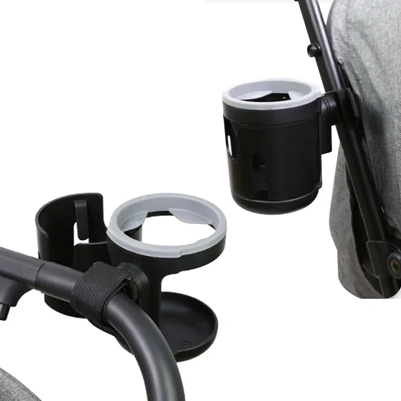 Stroller Cup Holder Phone Support Milk Bottle Drink Cup Holder Conversion 2 Cups for Universal Pram Baby Stroller Accessories