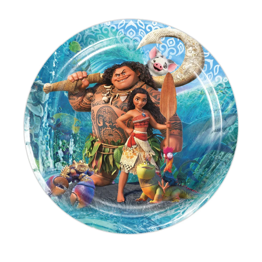 Disney Moana Birthday Party Decorations Supplie Moana Celebration Party Balloons Disposable Tableware Cup Plate Baby Shower Toys