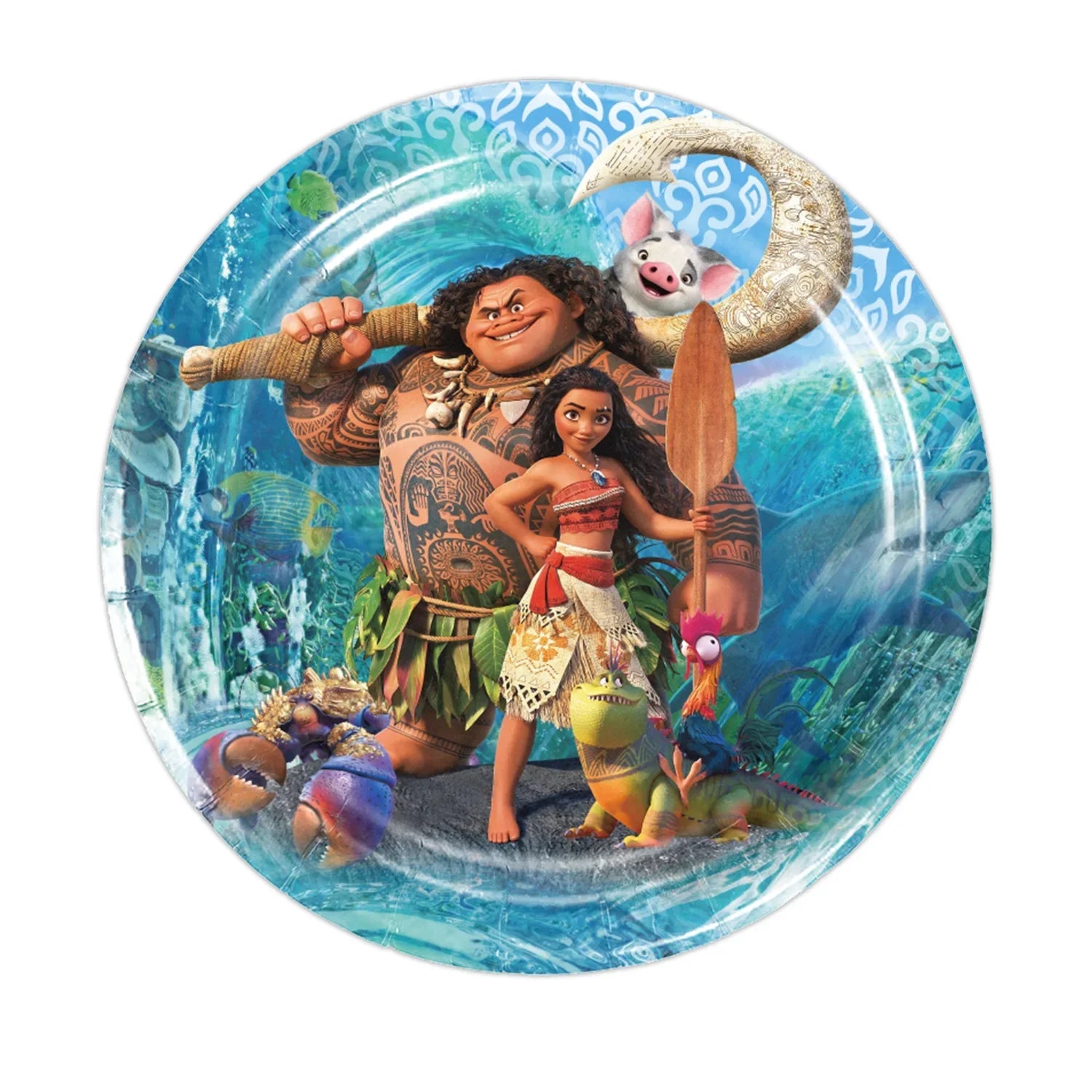 Disney Moana Birthday Party Decorations Supplie Moana Celebration Party Balloons Disposable Tableware Cup Plate Baby Shower Toys