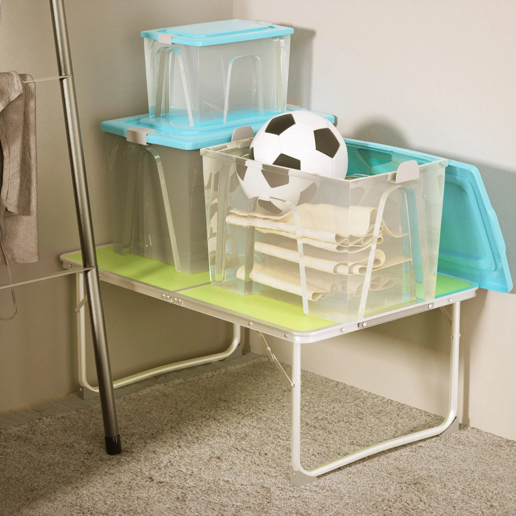 Folding Table Desk Indoor Table Bed Sofa Tray Lap Standing Desk Stand Reading Holder Outdoor Table for Picnic Camping BBQ Party