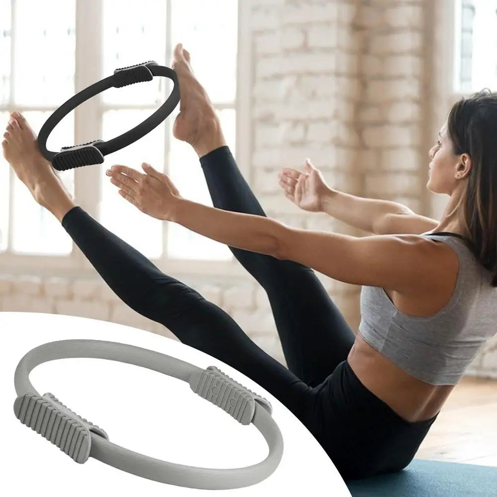 32cm Circles Pilates Ring Yoga Fitness Ring Women Girl Exercise Home Resistance Elasticity Yoga Gym Workout Pilates Circles