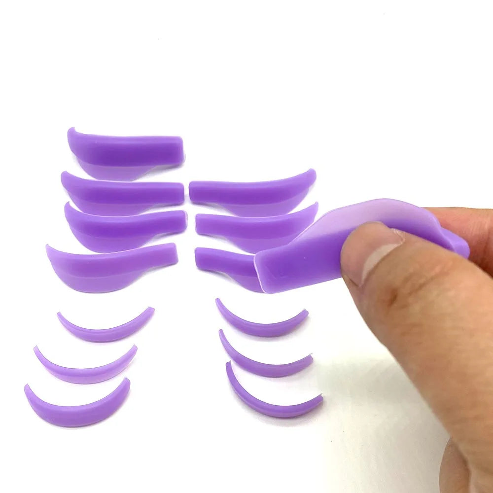 Eyelash Perming Pads Silicone Eyelashes Perm Curler Reusable Lash Lift Shield Pads lash Lifting rods and glue gel