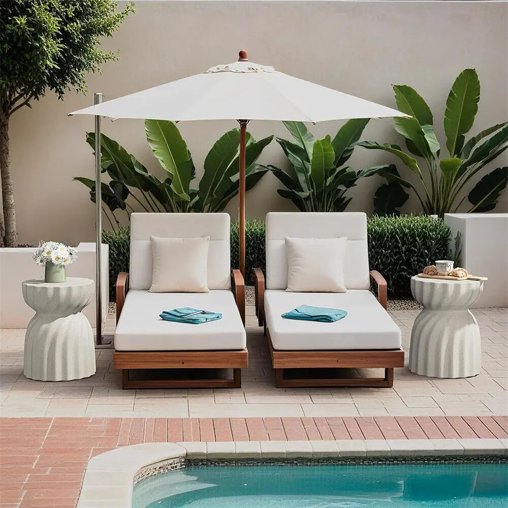 Contemporary Lightweight Concrete Accent Side Table Patio Hourglass Side End Table Garden Stool for Living Room Office