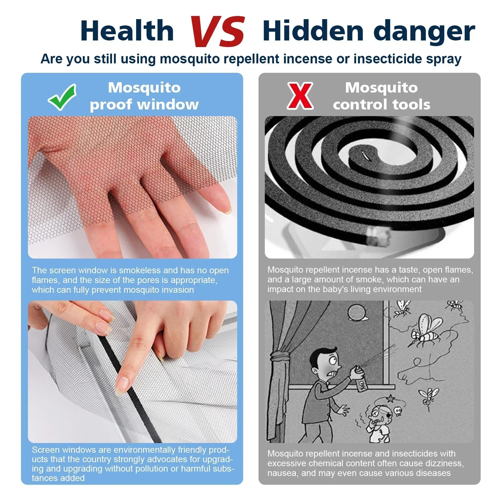 DIY Mosquito Net Self-adhesive Indoor Anti-insect Fly Screen Curtains Window Net Protections Mesh Home Textile Bed Garden