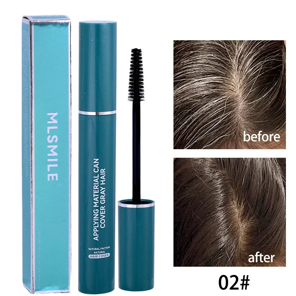 One-Time Hair Dyeing Stick Instant Gray Root Coverage Hair Color Cream Stick Temporary Cover Up White Hair Colour Dye No Harm