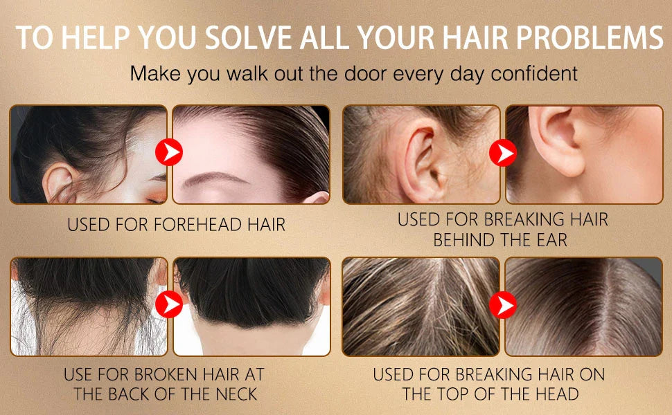 LOCKMIO Wax Stick Natural Coconut Oil Moisturizes Soften Smoothing Styling Flyaway Hair Edge Control Strong Hold Long Lasting