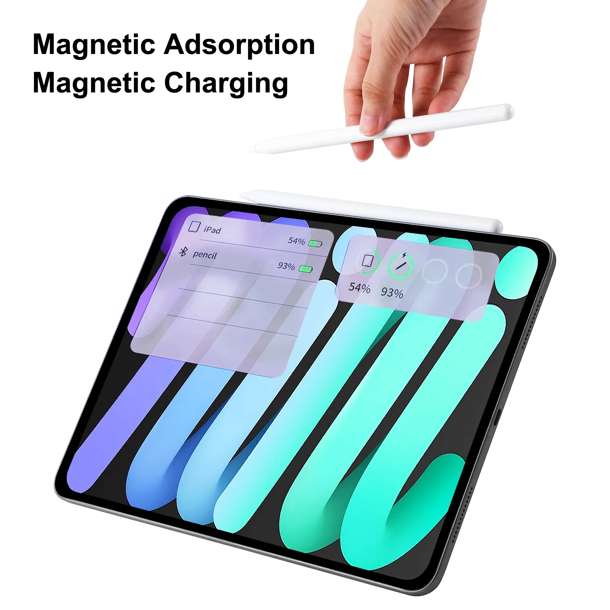 iPad Pencil 2nd Generation Magnetic Wireless Charging Stylus iPad Air/Pro/Mini