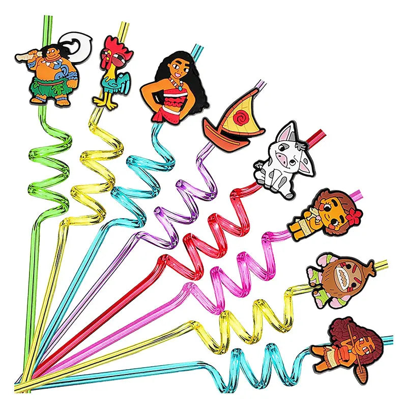 Moana 2 Birthday Party Decoration Supplie Vaiana Birthday Decoration Set Tableware Balloons Backdrop Plates Cups Baby Shower Toy