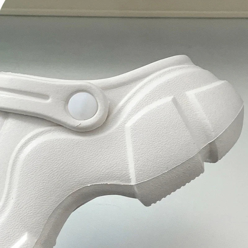 Children's Slippers for Home Black White Versatile Girls Summer EVA Outdoor Beach Slippers Fashion Elegant Kids Princess Shoes