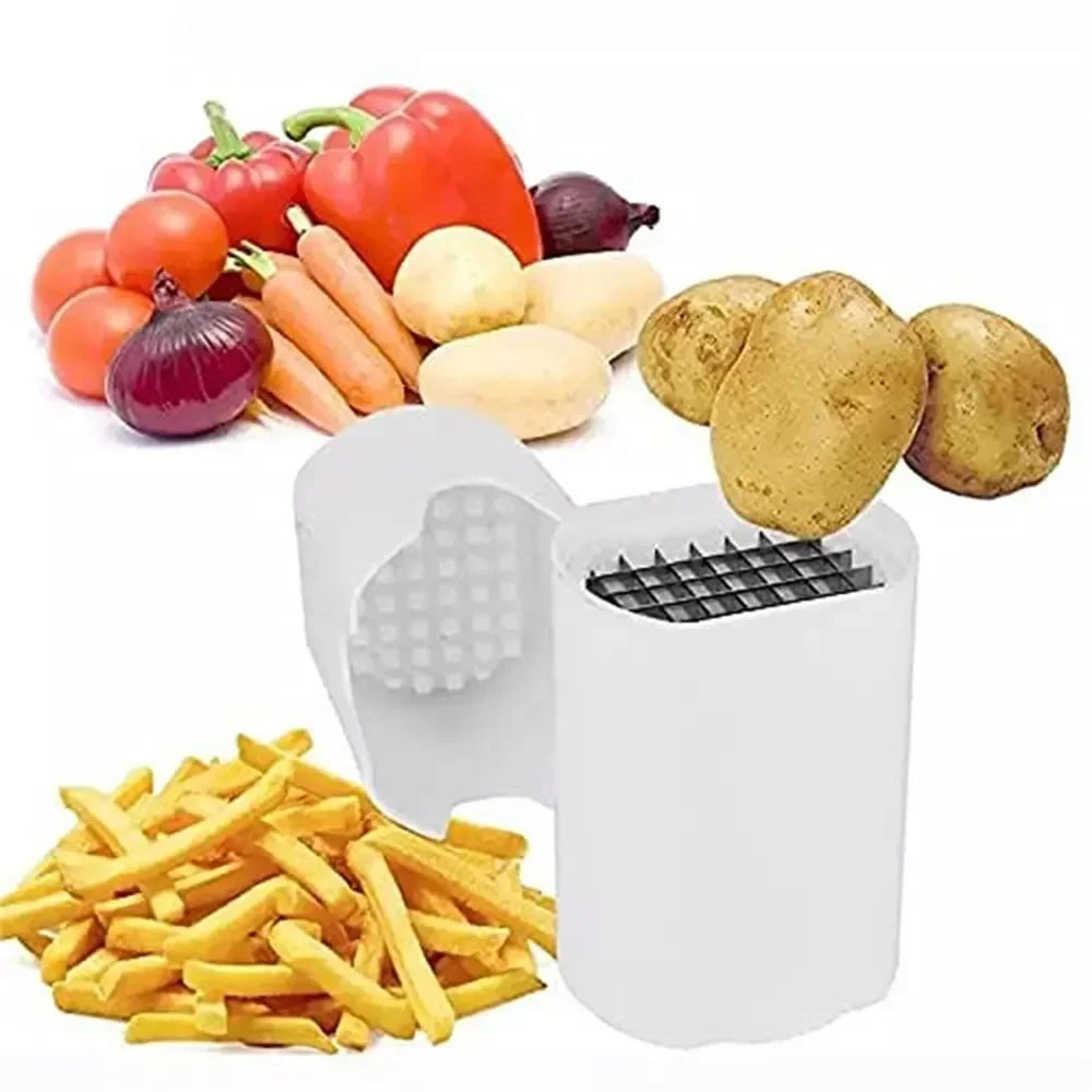 1PCS French Fry Cutter Natural Cut Vegetable Sheet Slicer Vegetable Potato Tool Food Veggie Dicer Veg Chopper Kitchen Gadgets