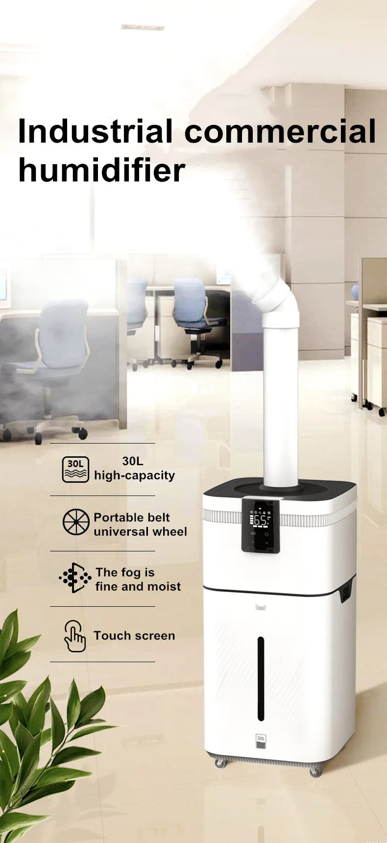 110V 220V 30L Air humidifier Home Humidifier Diffuser Industrial Mist Maker Flavoring For Home увлажнитель воздуха humidificador