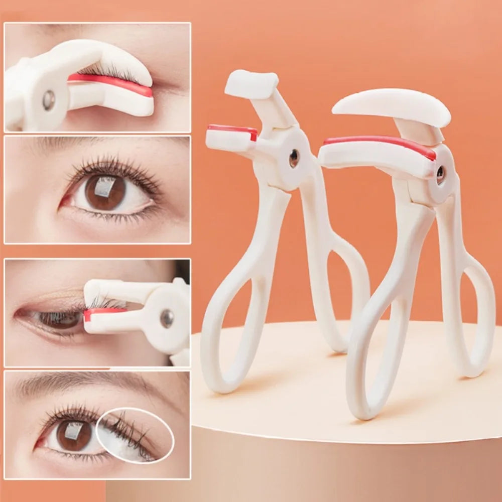 Natural Effect Eyelash Curler Cosmetic Tool Clip Silicone Pads Lash Curling Curler Eye Makeup Tools Eyelash Lift Tool