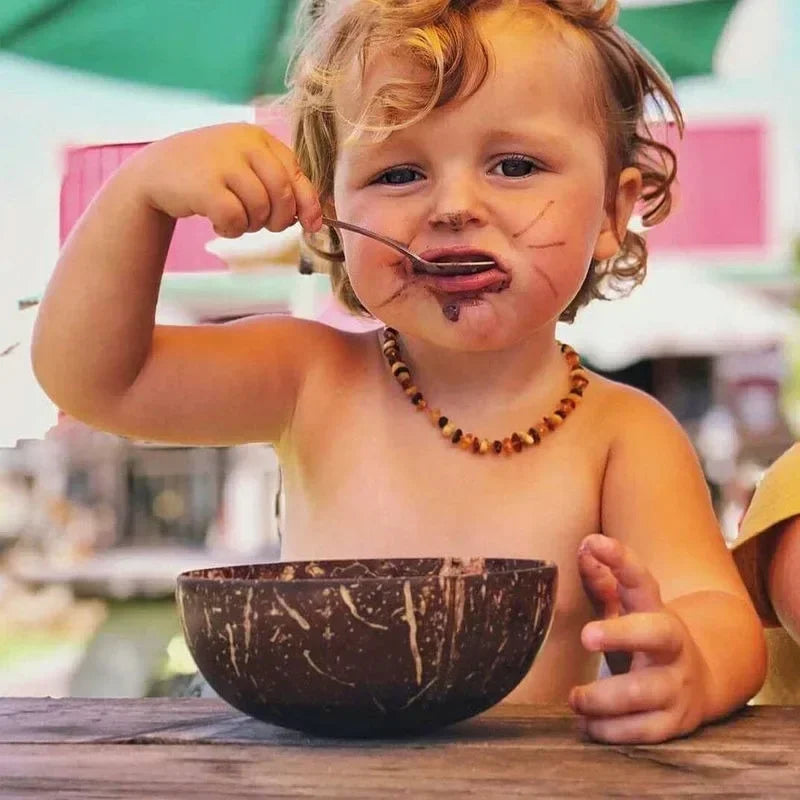 Natural Coconut Bowls Sets Reusable Coconut Bowls And Wooden Spoon For Dessert Yogurt Fruit Salad Smoothie Kitchen Tableware