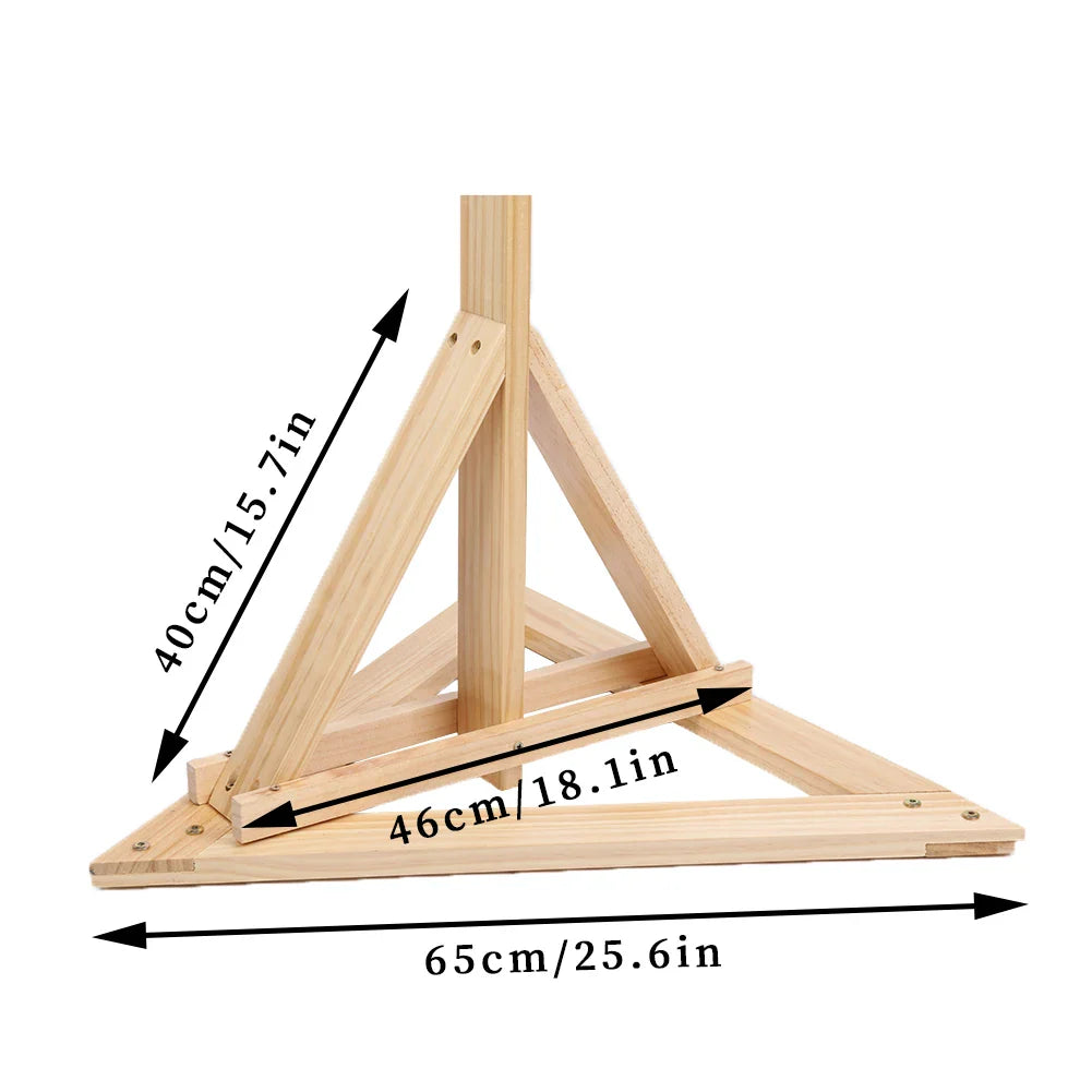 Solid Wooden Wedding Backdrop Stand, Arch Archway Door, Party Garden Trellis, Pergola, Flower Plants Rack, 3x3m