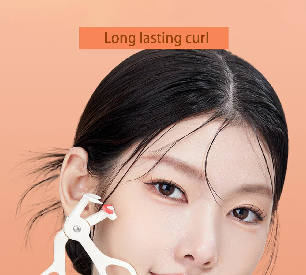 CALIYI Large Small Eyelash Curlers with Silicone Strips To Extend Curling Eyelashes and Make-up Tools For Big Eyes For Makeup