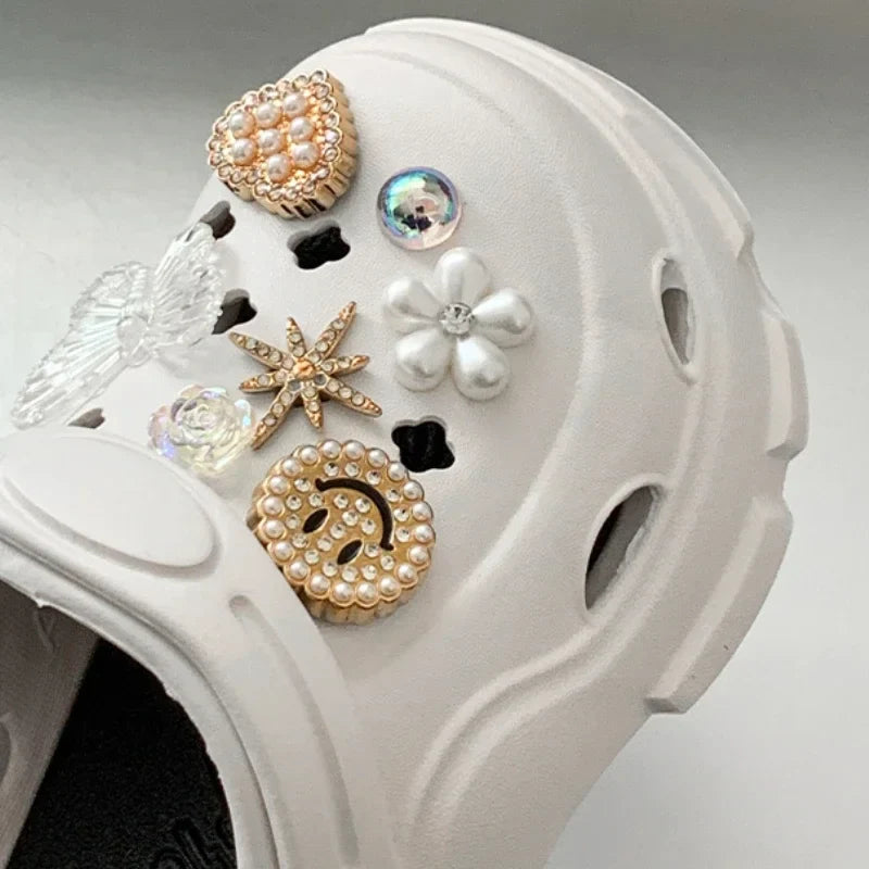 Children's Slippers for Home Black White Versatile Girls Summer EVA Outdoor Beach Slippers Fashion Elegant Kids Princess Shoes