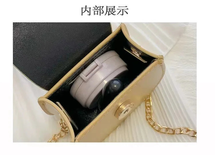 Fashion Kids Children PU Leather Shoulder Bag Lovely Baby Girls Mini Chain Coin Purse Cute Princess Crossbody Bags Small Wallet