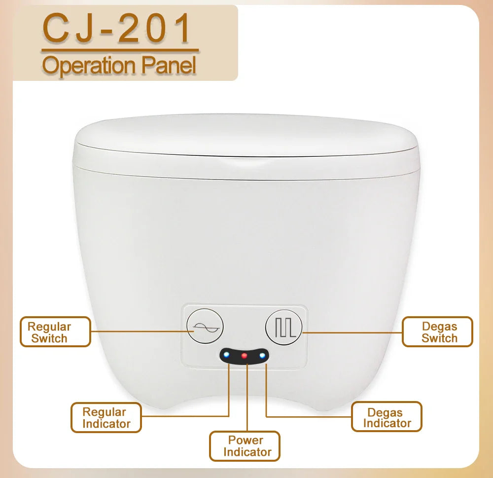 Portable Ultrasonic Retainer Cleaner for Denture Jewelry Orthodontic Washer Household Ultrasonic Cleaning Machine with UV Light