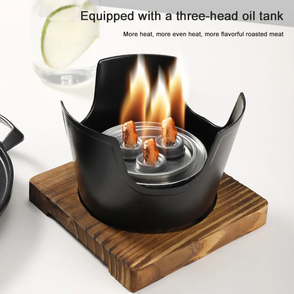 Japanese One Person Cooking Oven Detachable Japanese Alcohol Stove Portable Mini Barbecue Stove Japanese Smokeless Alcohol Stove