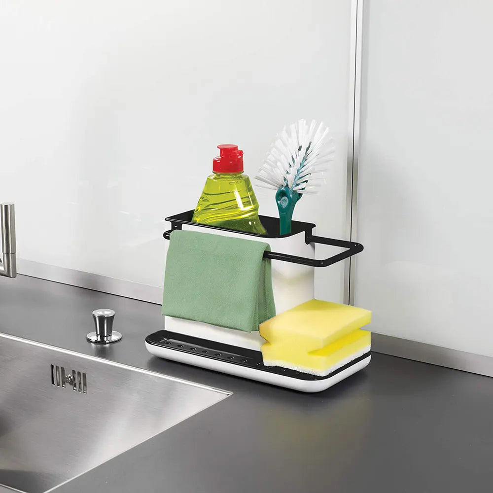 Kitchen Sponge Cloth Holder Sink Caddy Organiser