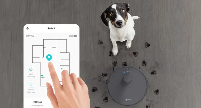 Lefant M1 Robot Vacuum Cleaner with mopping 4000Pa Suction, Lidar Navigation,WiFi/App/Alexa, Ideal for Pet Hair,Carpet