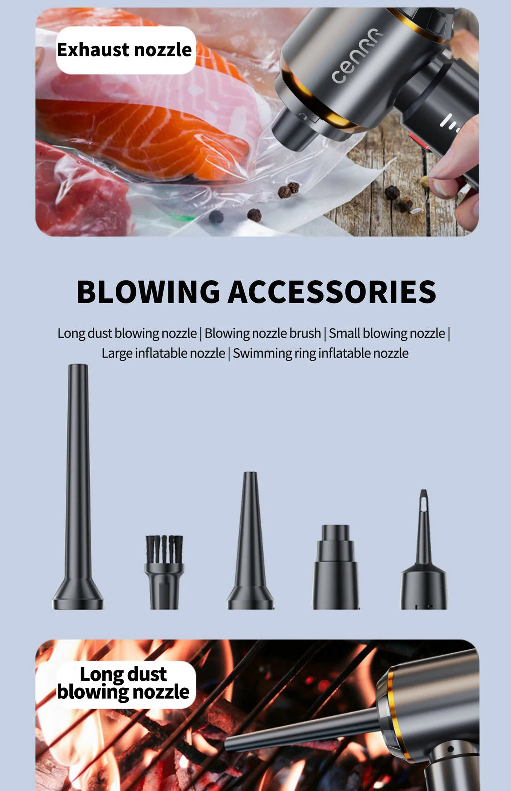 CENRR 2025 NEW Car Vacuum Cleaner  Powerful Mini 998000PA Portable Vacuum Cleaner for Home Appliance Handheld Blower Car Cleaner