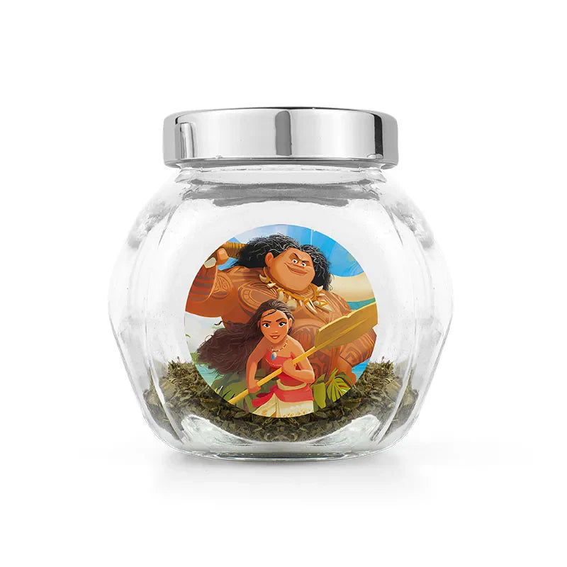 Disney Moana Round Stickers Water Bottles Stickers Label for Luggage Laptop Trendy Sticker Kids Birthday Party Supply Gift Decor