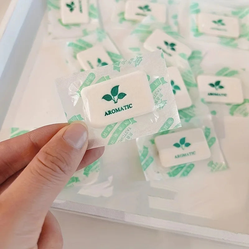 100pcs Jasmine Fragrance Bags - Perfect for Wardrobes, Cars, and Home Fragrances