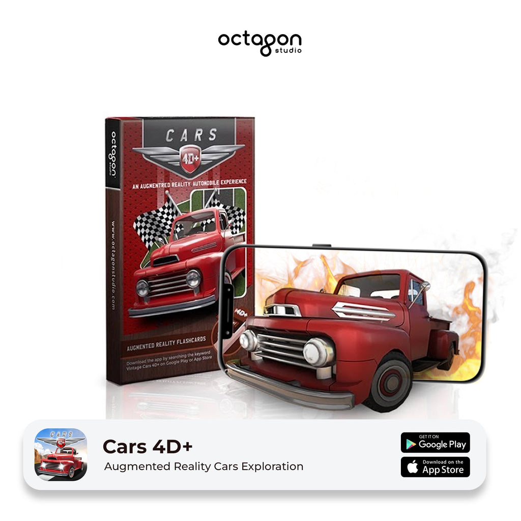Cars 4D+ Augmented Reality Cards