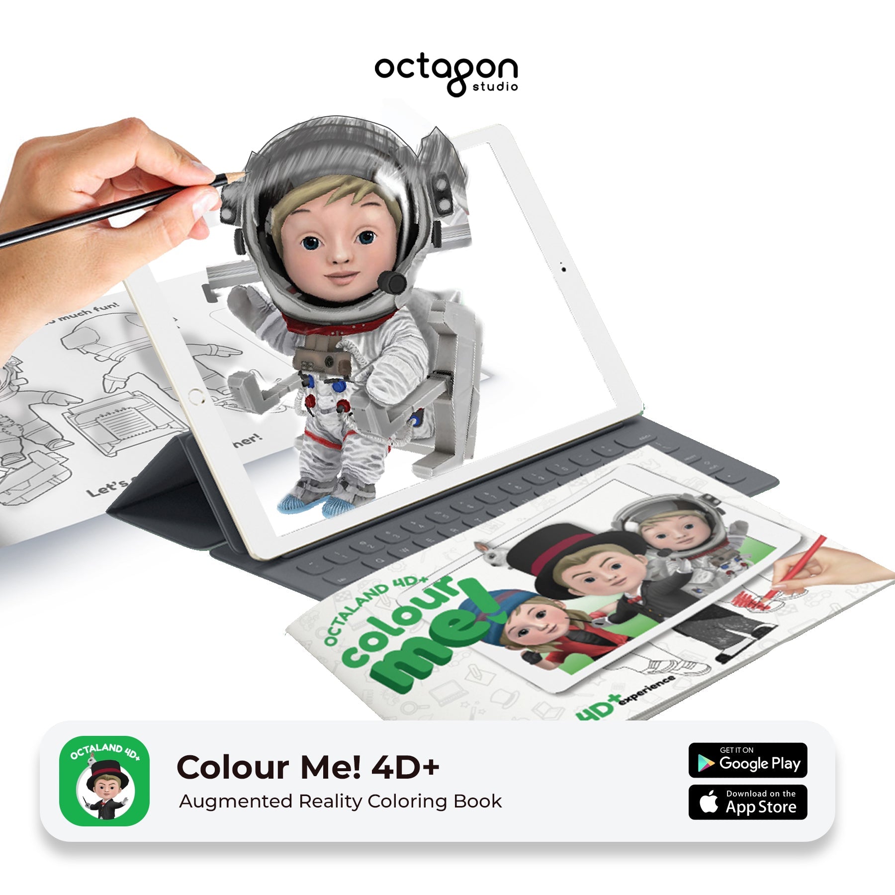 Octaland ColourMe!  Augmented Reality Coloring Book