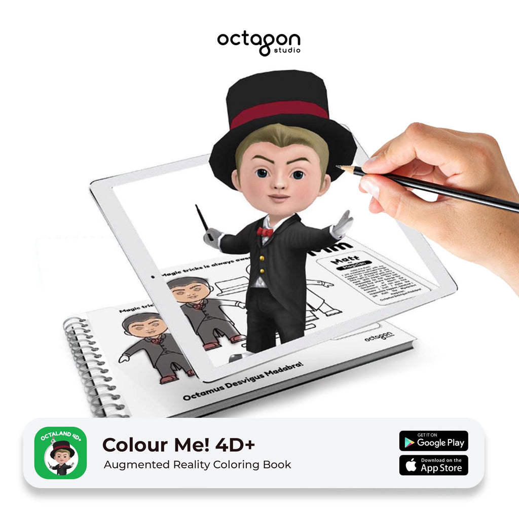 Octaland ColourMe!  Augmented Reality Coloring Book