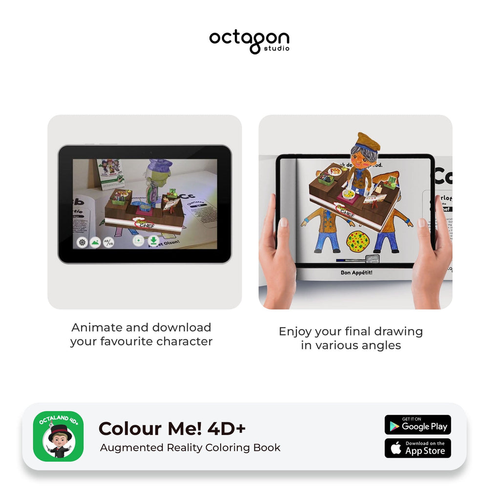 Octaland ColourMe!  Augmented Reality Coloring Book