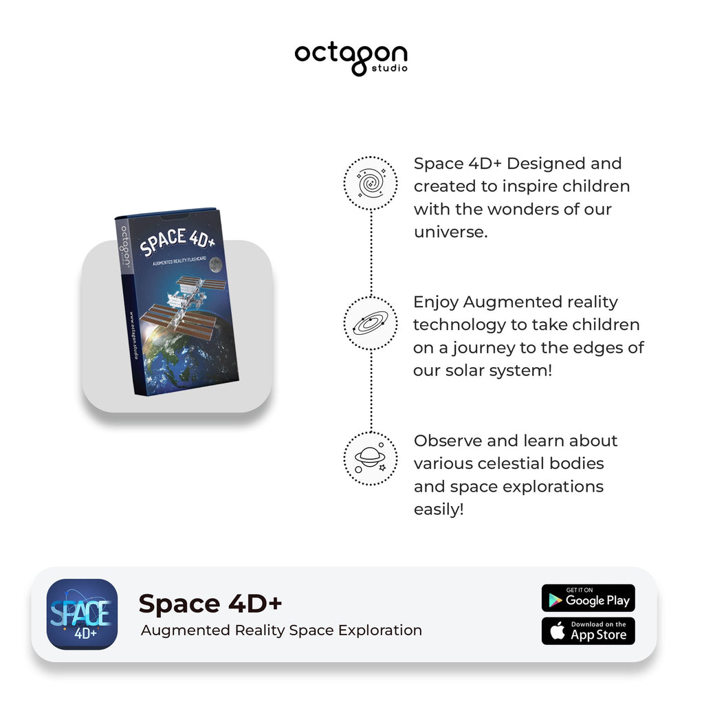 Space 4D+ Augmented Reality Cards