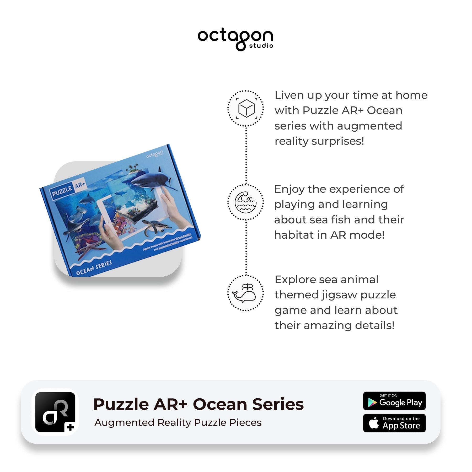 Ocean AR+ Augmented Reality Jigsaw